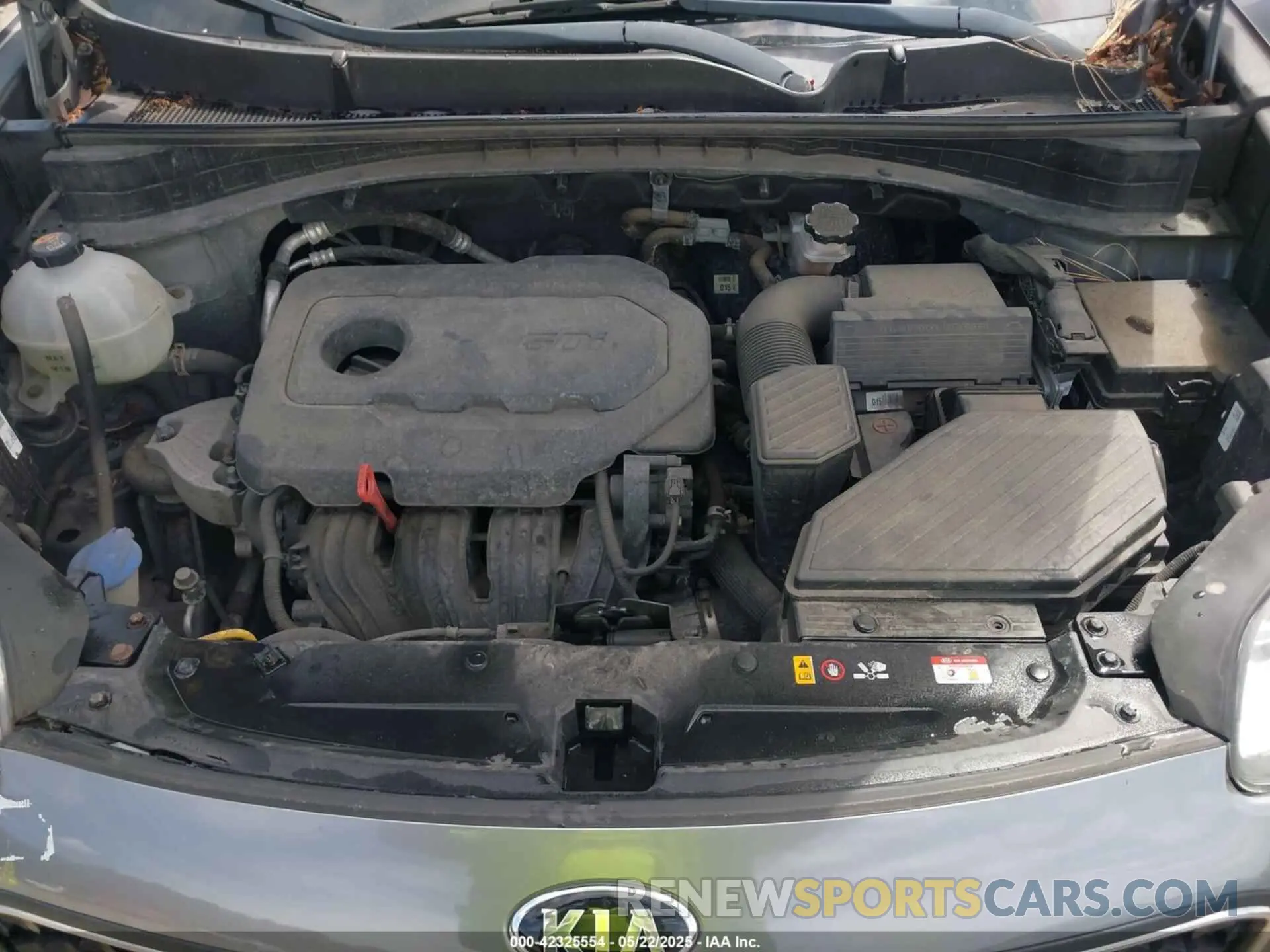10 fotografías del automóvil dañado KNDPM3ACXK7545596 KIA SPORTAGE 2019