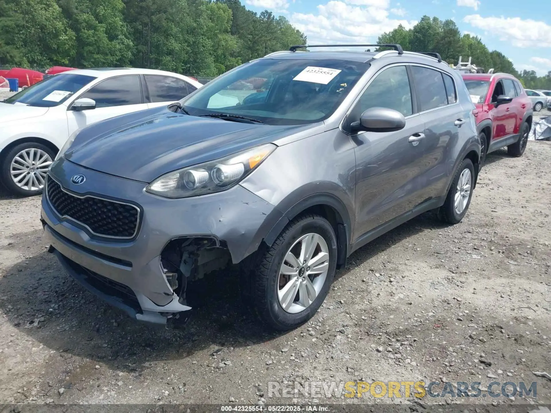 2 fotografías del automóvil dañado KNDPM3ACXK7545596 KIA SPORTAGE 2019