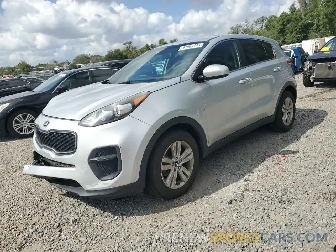 1 fotografías del automóvil dañado KNDPM3ACXK7555917 KIA SPORTAGE 2019