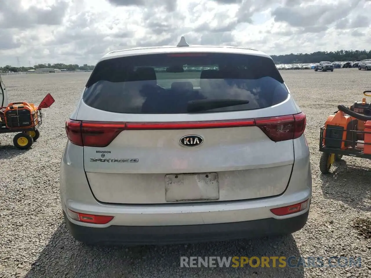 6 fotografías del automóvil dañado KNDPM3ACXK7555917 KIA SPORTAGE 2019