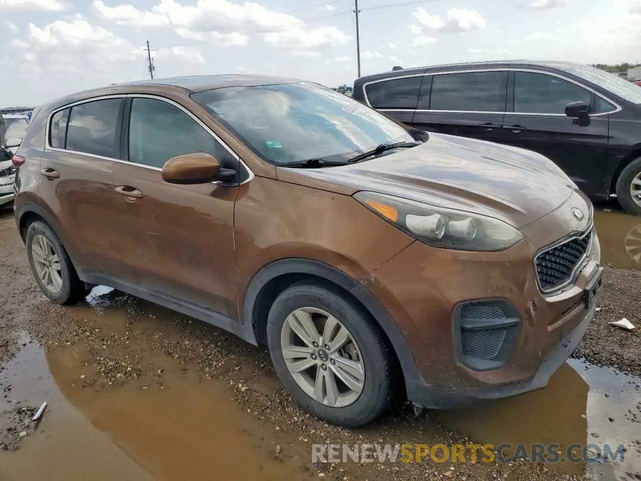 4 fotografías del automóvil dañado KNDPM3ACXK7563127 KIA SPORTAGE 2019