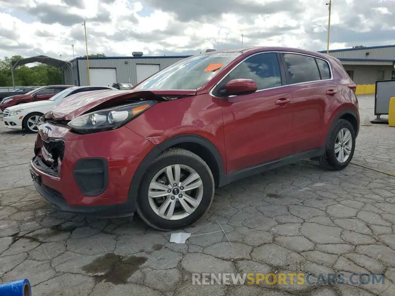 1 fotografías del automóvil dañado KNDPM3ACXK7563693 KIA SPORTAGE 2019