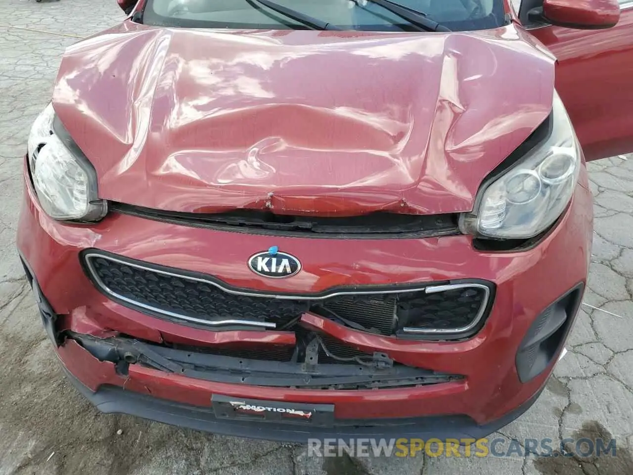 12 fotografías del automóvil dañado KNDPM3ACXK7563693 KIA SPORTAGE 2019