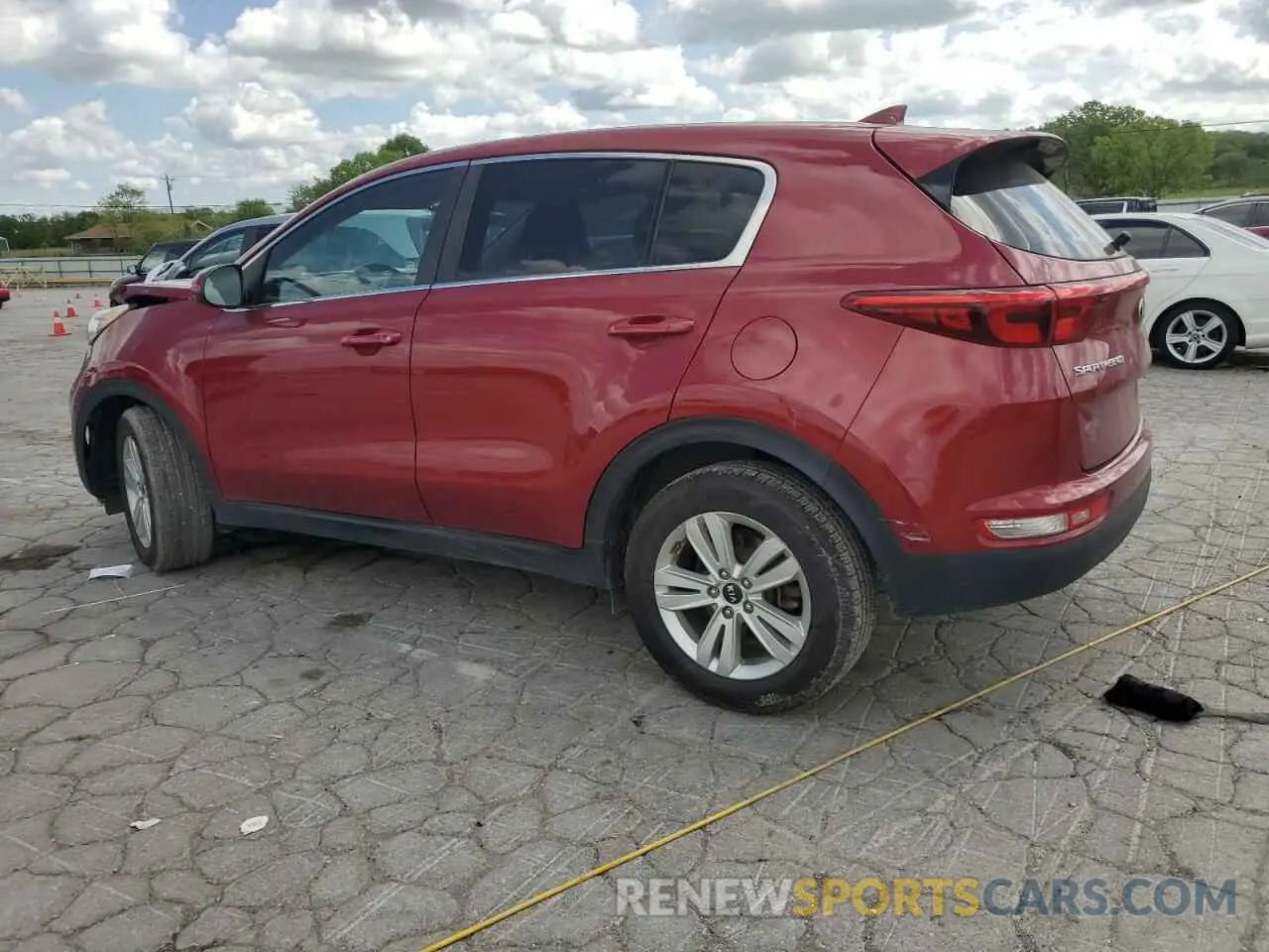 2 fotografías del automóvil dañado KNDPM3ACXK7563693 KIA SPORTAGE 2019