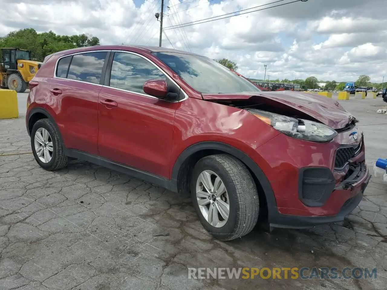 4 fotografías del automóvil dañado KNDPM3ACXK7563693 KIA SPORTAGE 2019
