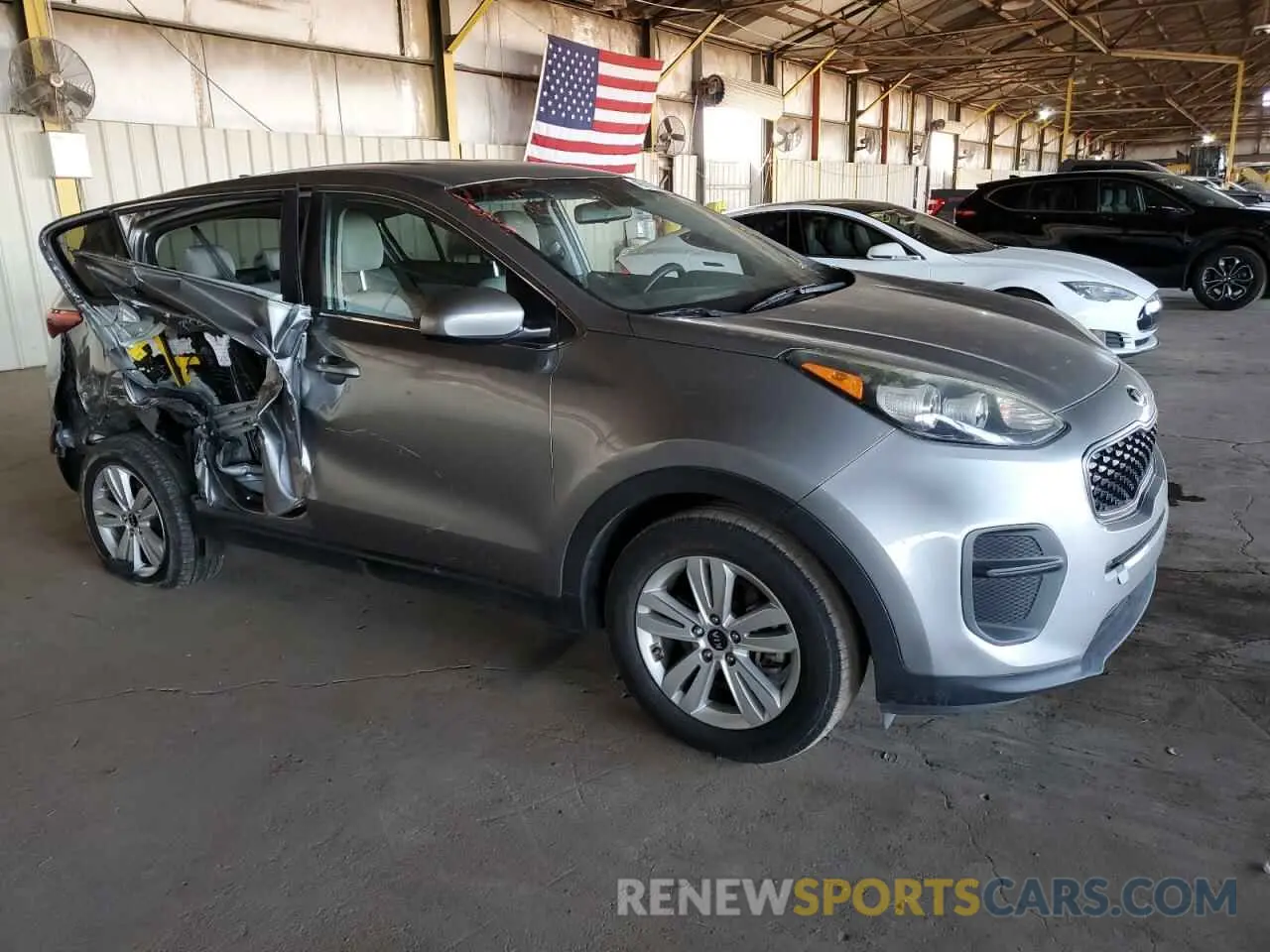 4 fotografías del automóvil dañado KNDPM3ACXK7578856 KIA SPORTAGE 2019