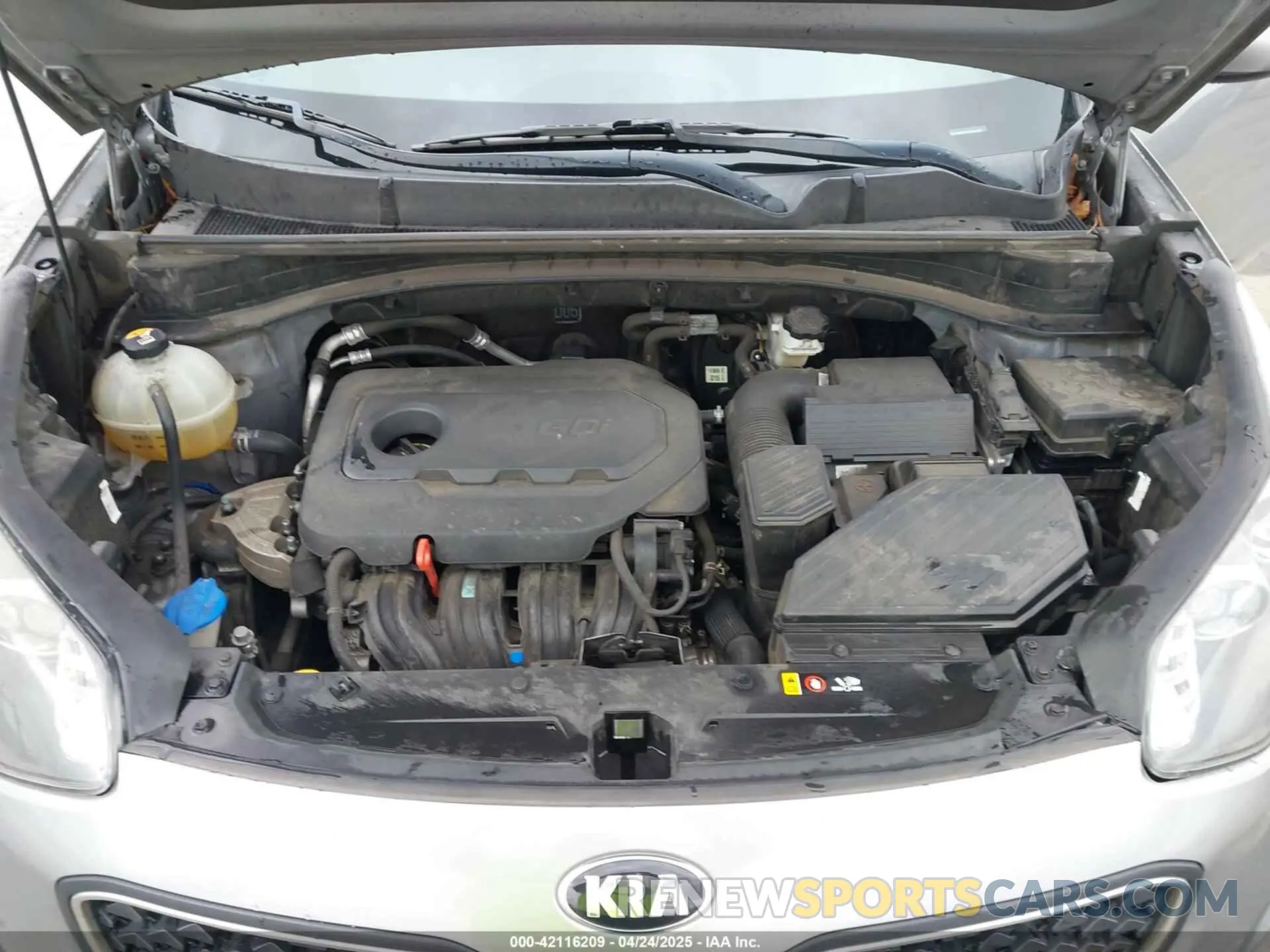 10 fotografías del automóvil dañado KNDPM3ACXK7626856 KIA SPORTAGE 2019