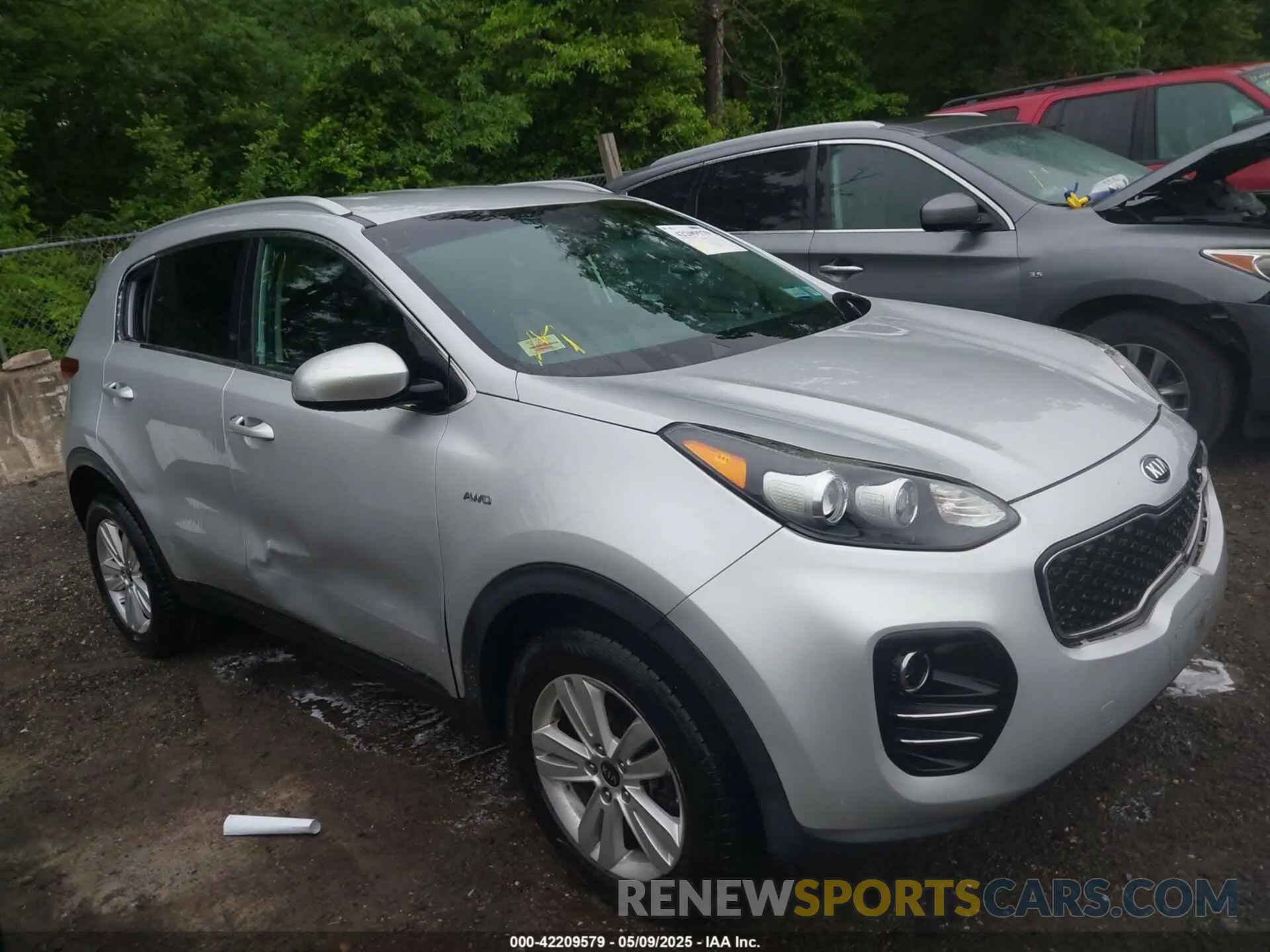 1 fotografías del automóvil dañado KNDPMCAC1K7581368 KIA SPORTAGE 2019