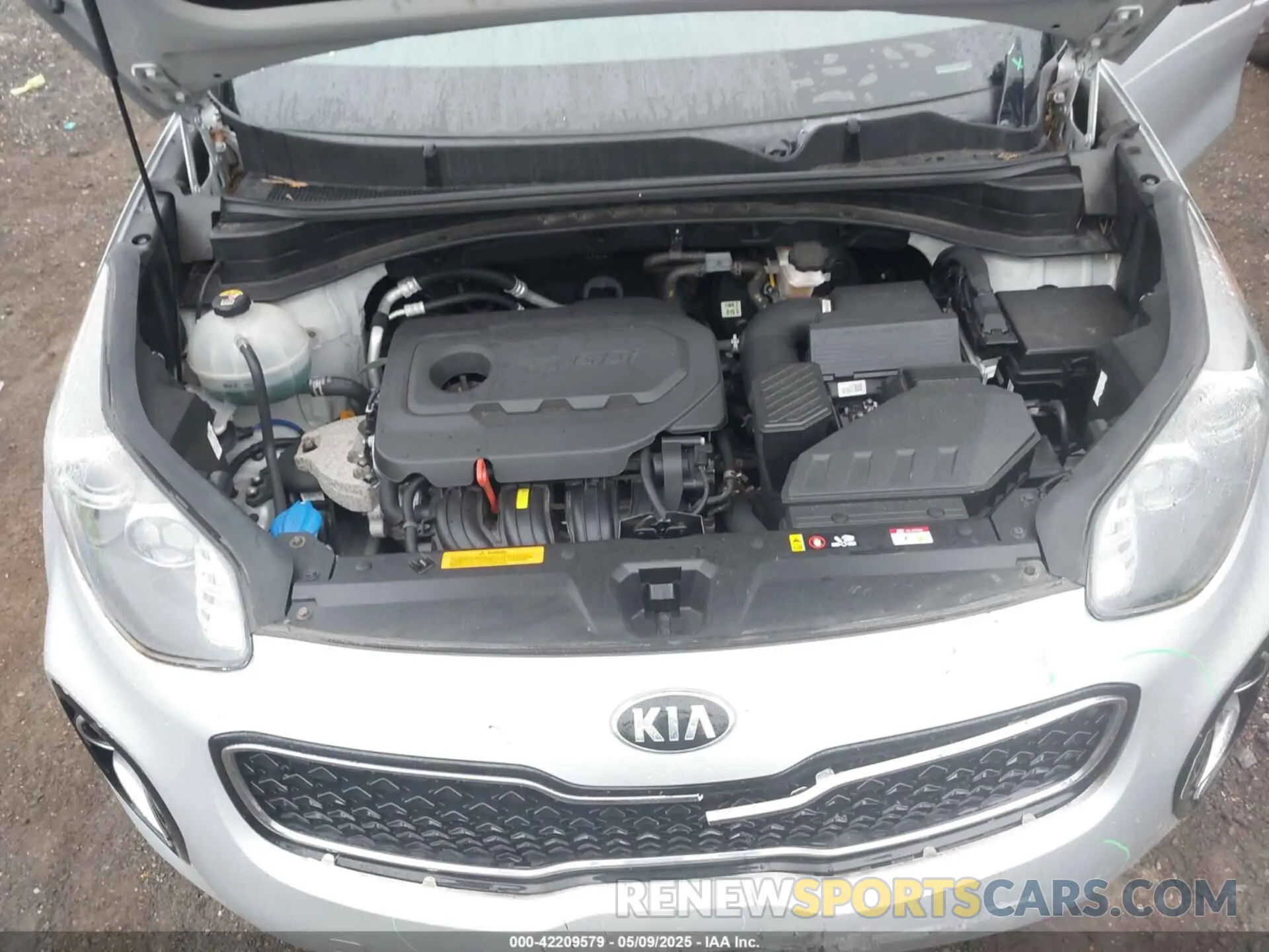 10 fotografías del automóvil dañado KNDPMCAC1K7581368 KIA SPORTAGE 2019