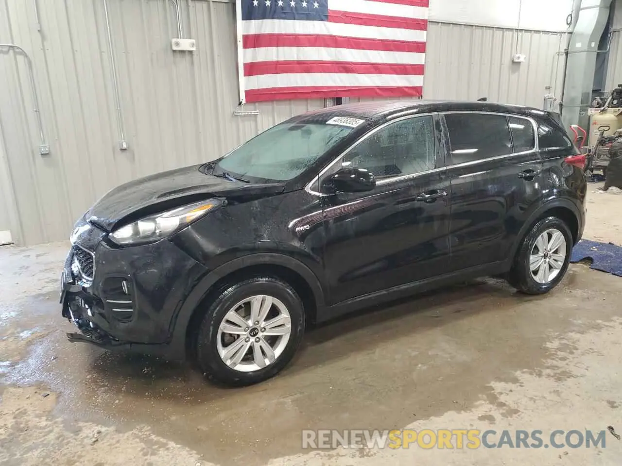 1 fotografías del automóvil dañado KNDPMCAC1K7601747 KIA SPORTAGE 2019