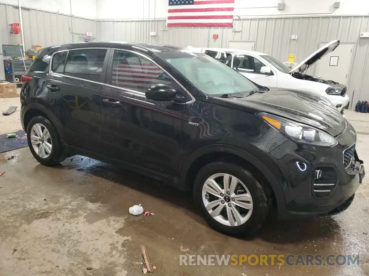 4 fotografías del automóvil dañado KNDPMCAC1K7601747 KIA SPORTAGE 2019
