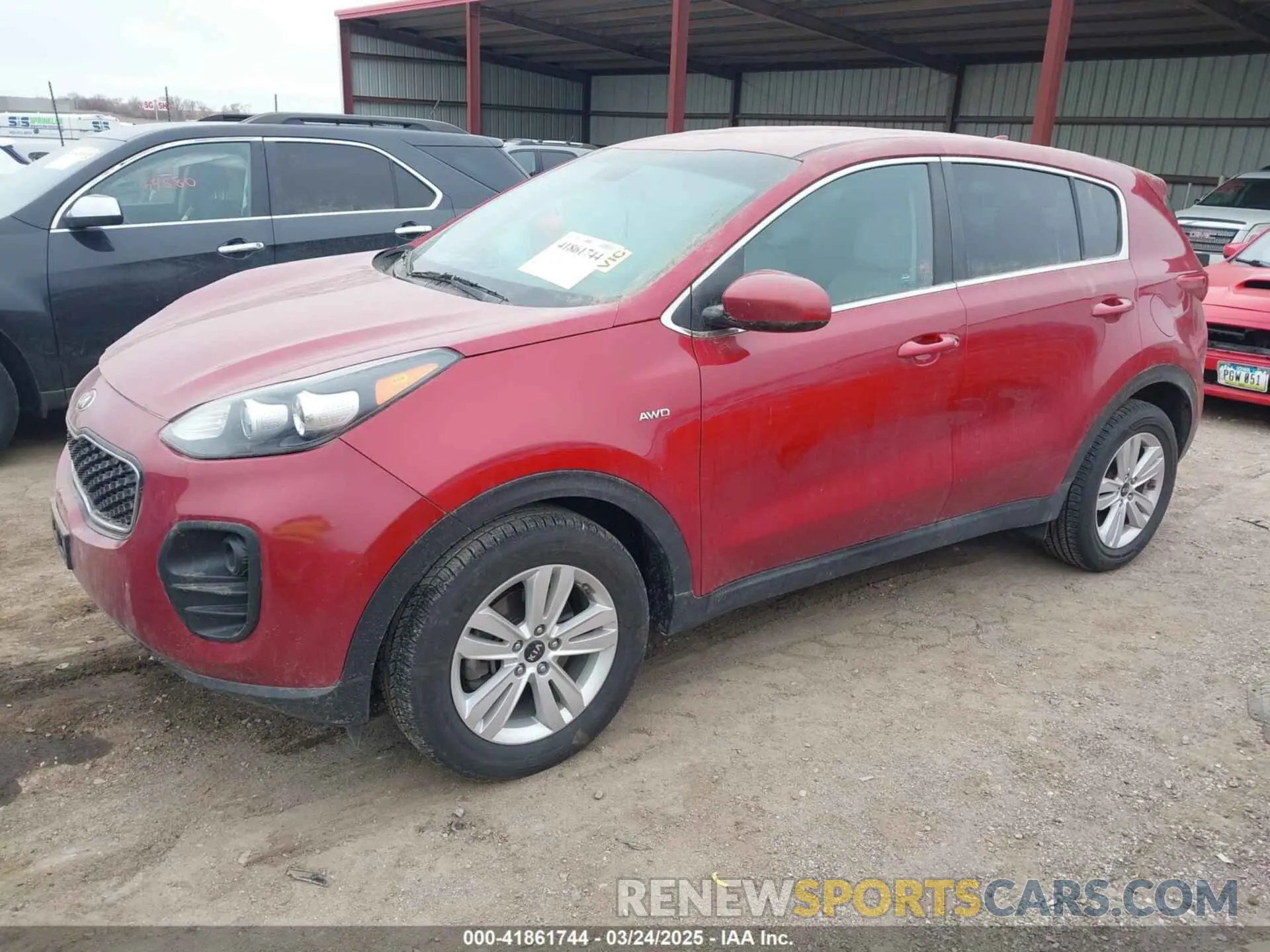 2 fotografías del automóvil dañado KNDPMCAC2K7530493 KIA SPORTAGE 2019