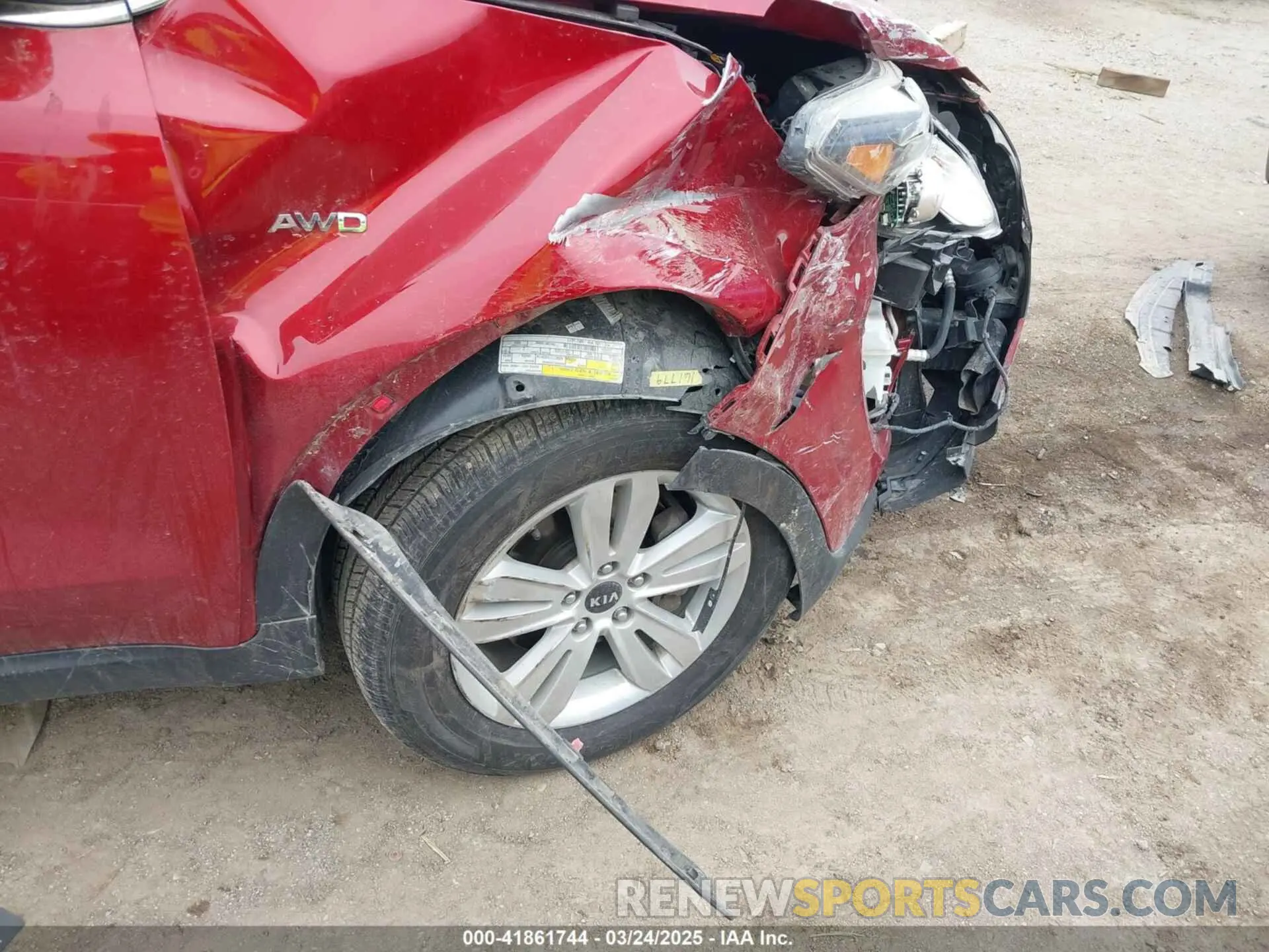 6 fotografías del automóvil dañado KNDPMCAC2K7530493 KIA SPORTAGE 2019