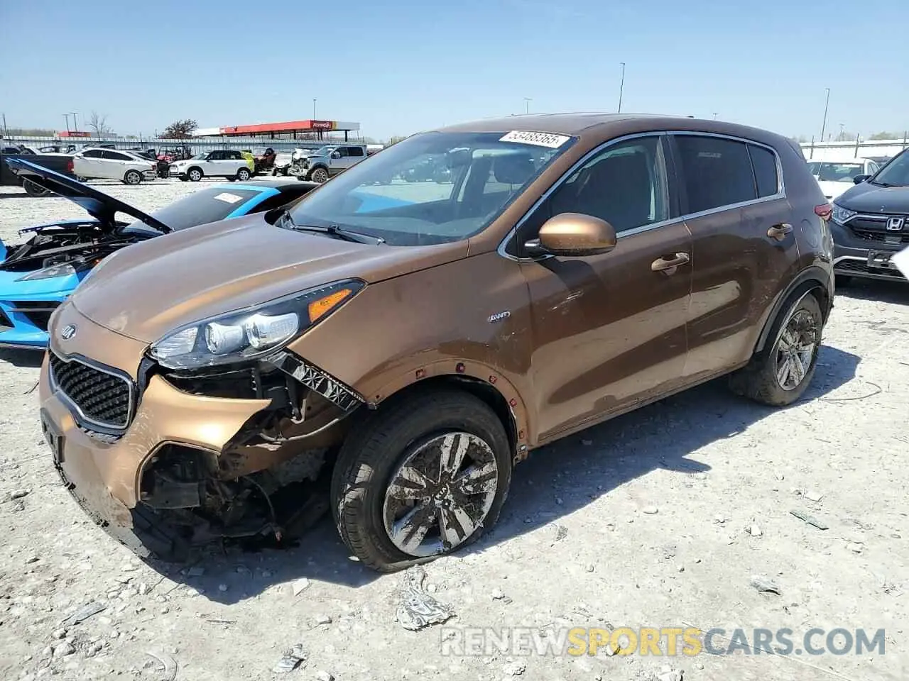 1 fotografías del automóvil dañado KNDPMCAC2K7611039 KIA SPORTAGE 2019