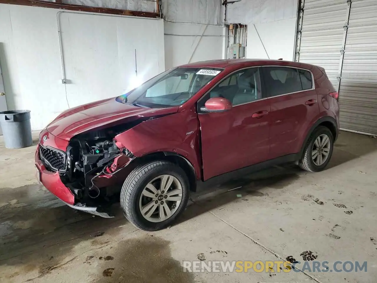 1 fotografías del automóvil dañado KNDPMCAC4K7509595 KIA SPORTAGE 2019