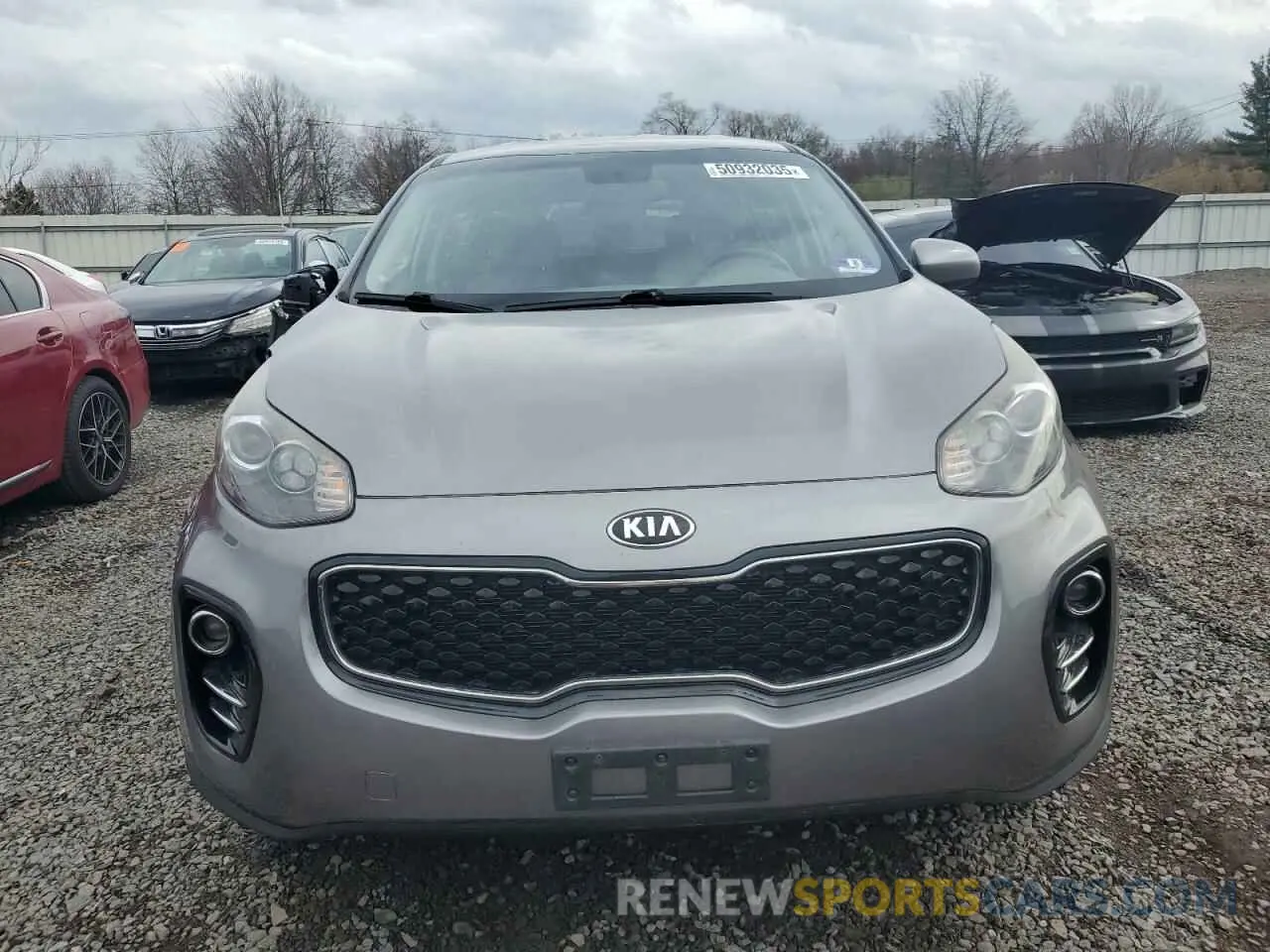 5 fotografías del automóvil dañado KNDPMCAC5K7553086 KIA SPORTAGE 2019