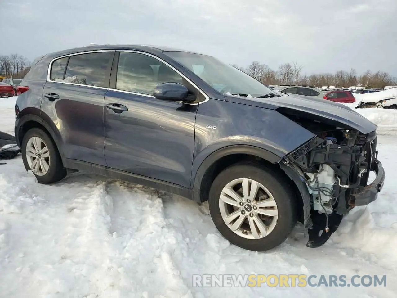 4 fotografías del automóvil dañado KNDPMCAC5K7562368 KIA SPORTAGE 2019