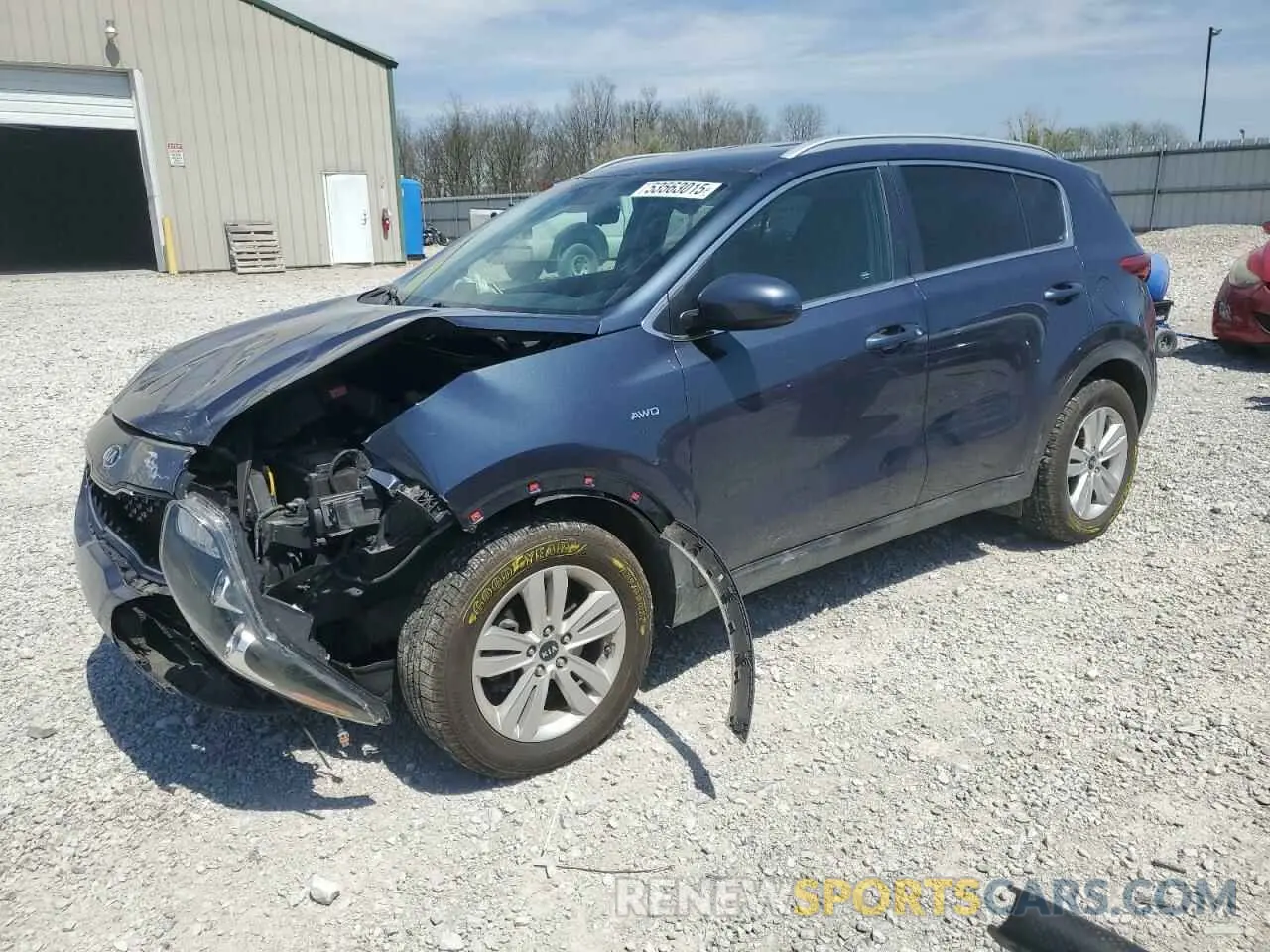 1 fotografías del automóvil dañado KNDPMCAC5K7613464 KIA SPORTAGE 2019