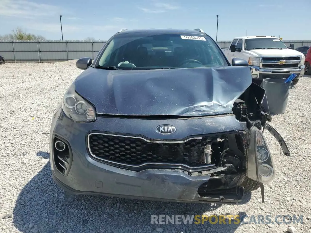 5 fotografías del automóvil dañado KNDPMCAC5K7613464 KIA SPORTAGE 2019