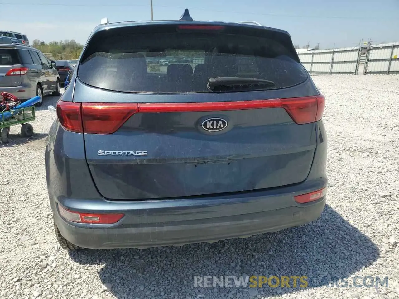 6 fotografías del automóvil dañado KNDPMCAC5K7613464 KIA SPORTAGE 2019