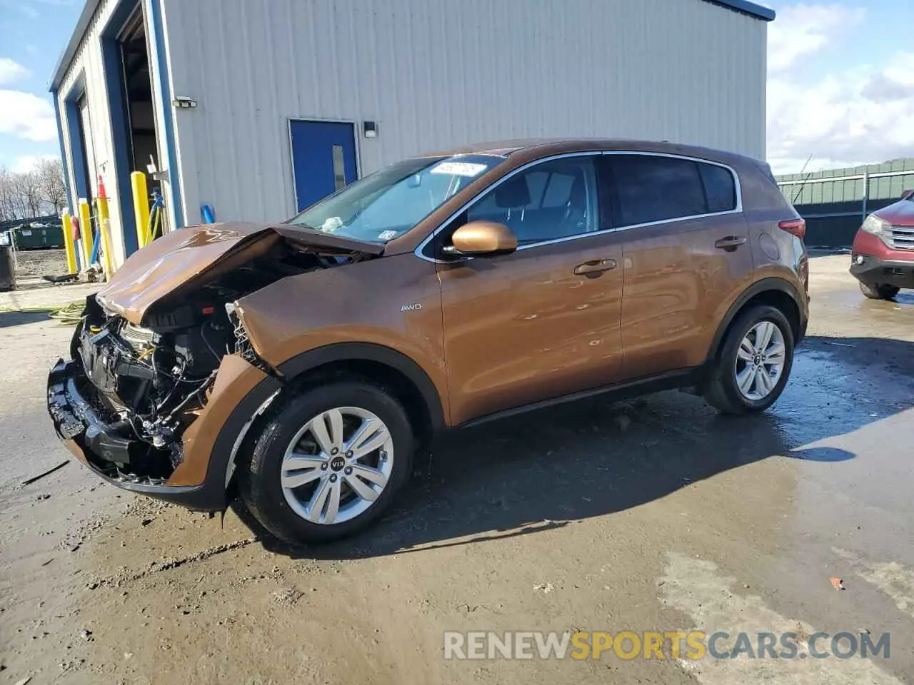 1 fotografías del automóvil dañado KNDPMCAC5K7626554 KIA SPORTAGE 2019