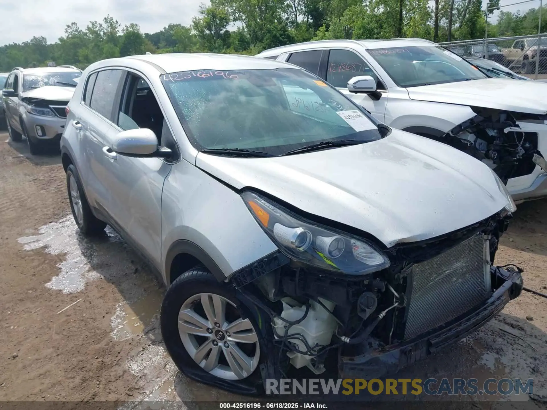 1 fotografías del automóvil dañado KNDPMCAC6K7517200 KIA SPORTAGE 2019
