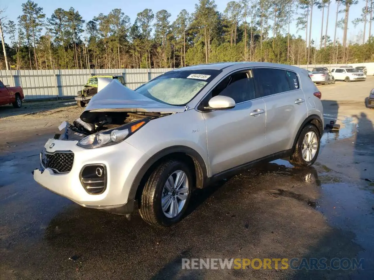 1 fotografías del automóvil dañado KNDPMCAC7K7591077 KIA SPORTAGE 2019