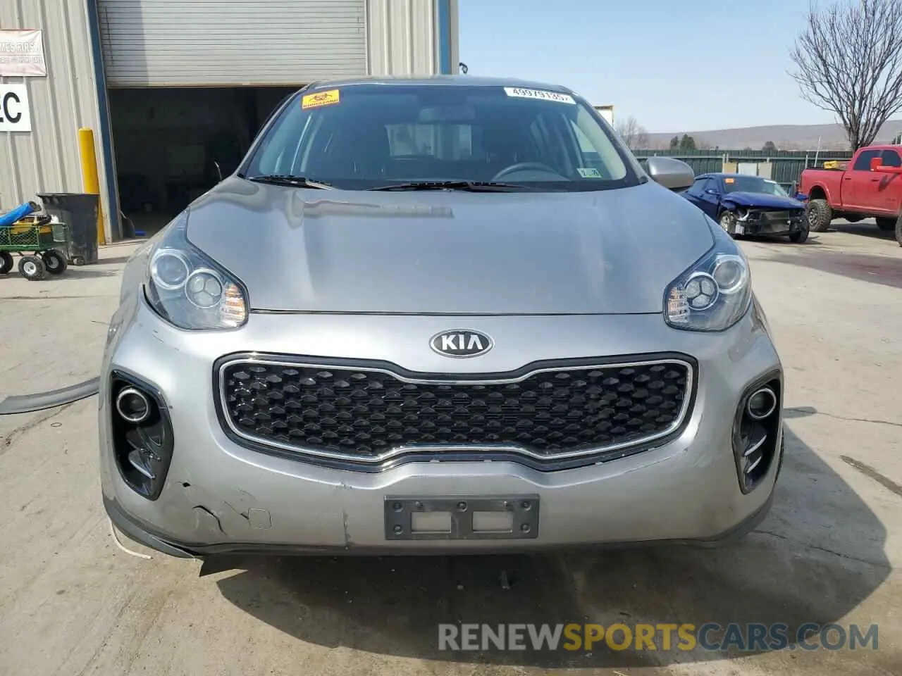 5 fotografías del automóvil dañado KNDPMCAC7K7608556 KIA SPORTAGE 2019