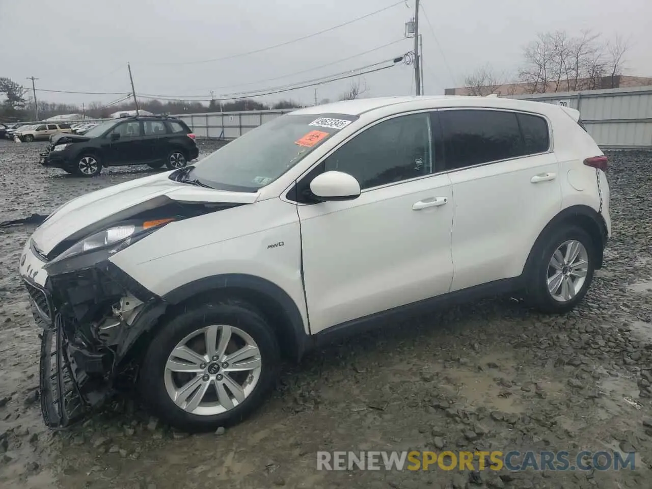 1 fotografías del automóvil dañado KNDPMCAC9K7534444 KIA SPORTAGE 2019