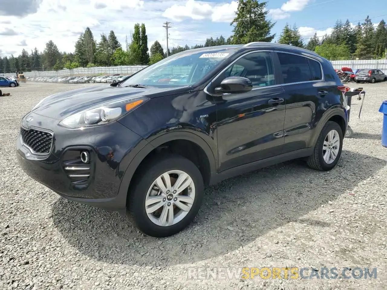 1 fotografías del automóvil dañado KNDPMCAC9K7579156 KIA SPORTAGE 2019