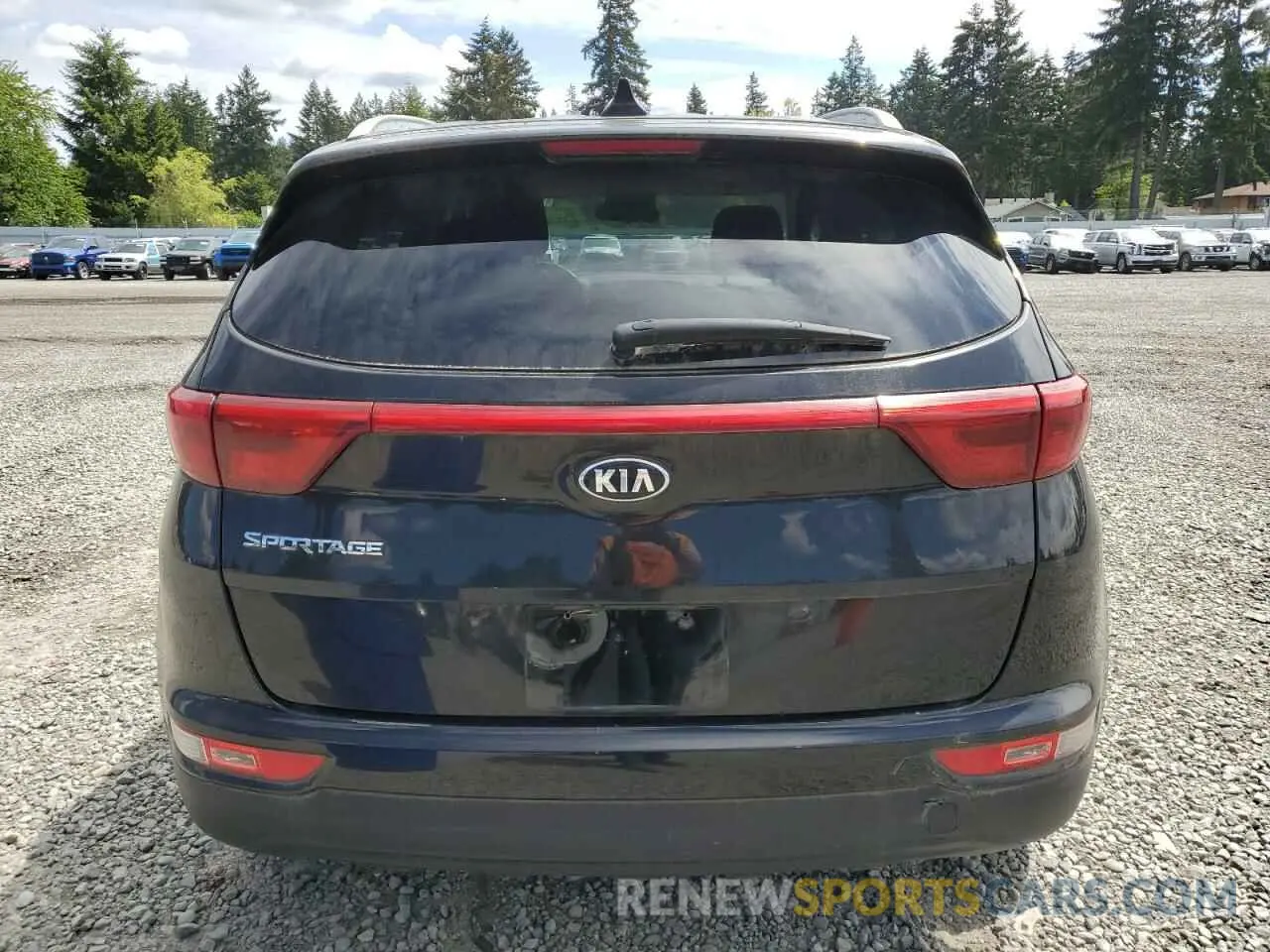 6 fotografías del automóvil dañado KNDPMCAC9K7579156 KIA SPORTAGE 2019