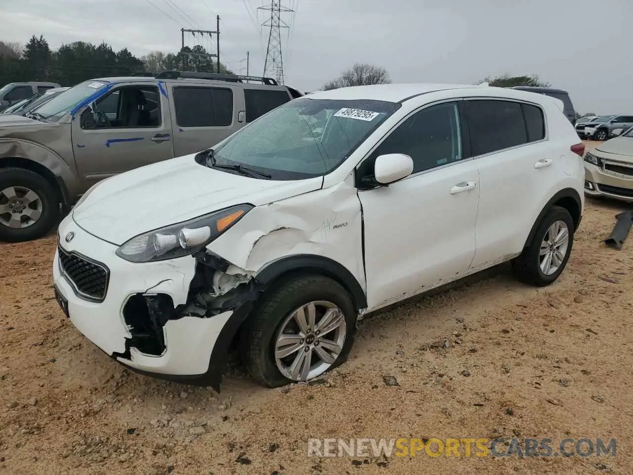 1 fotografías del automóvil dañado KNDPMCACXK7563094 KIA SPORTAGE 2019
