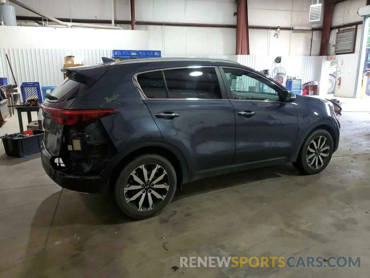 3 fotografías del automóvil dañado KNDPN3AC1K7510362 KIA SPORTAGE 2019