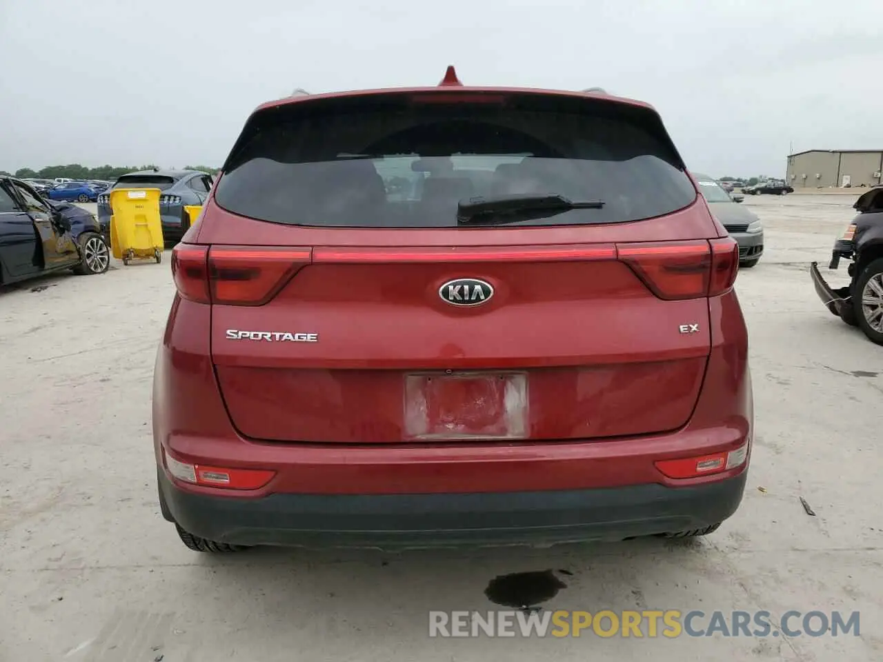 6 fotografías del automóvil dañado KNDPN3AC8K7531502 KIA SPORTAGE 2019
