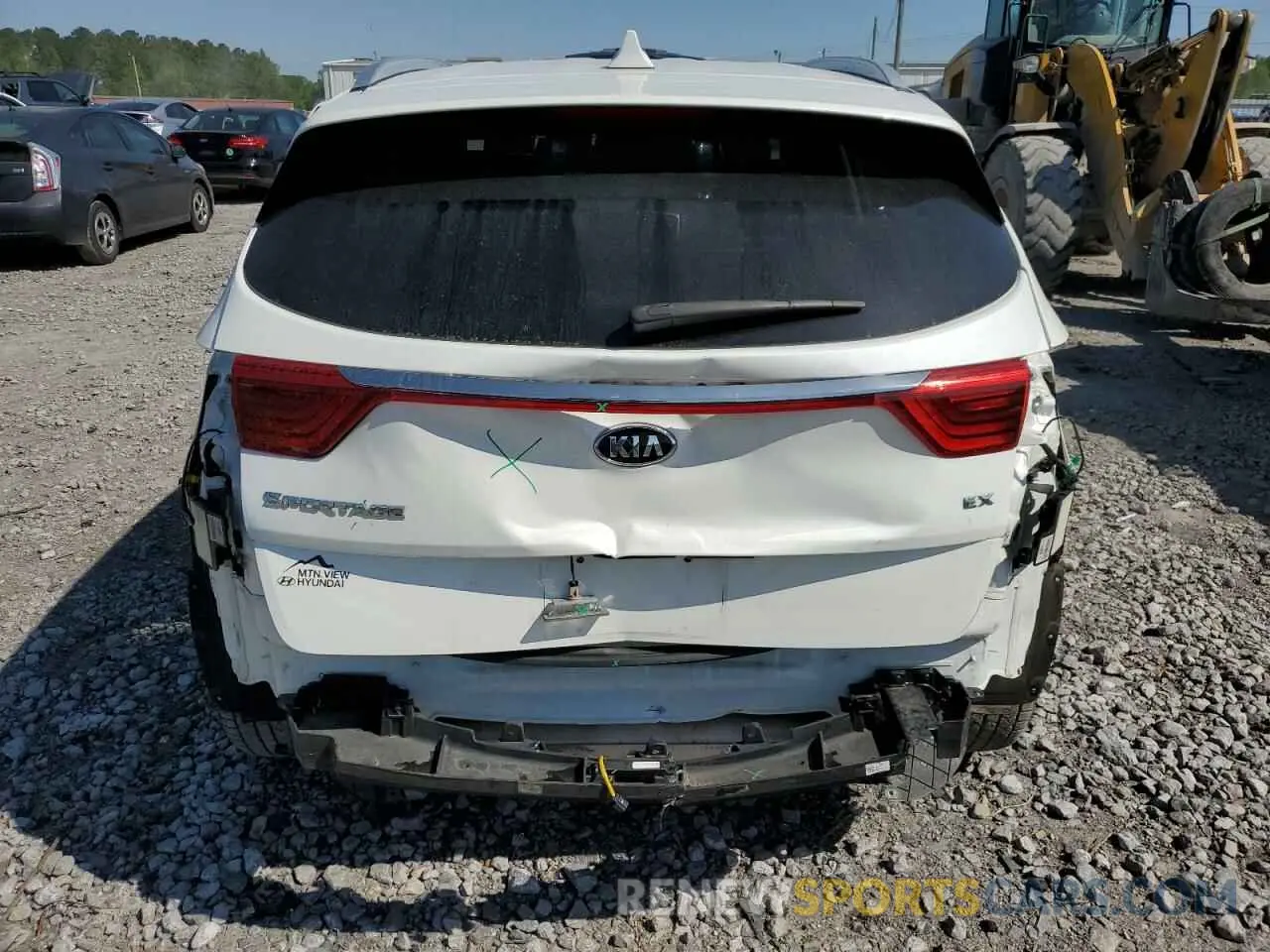6 fotografías del automóvil dañado KNDPN3AC8K7560353 KIA SPORTAGE 2019