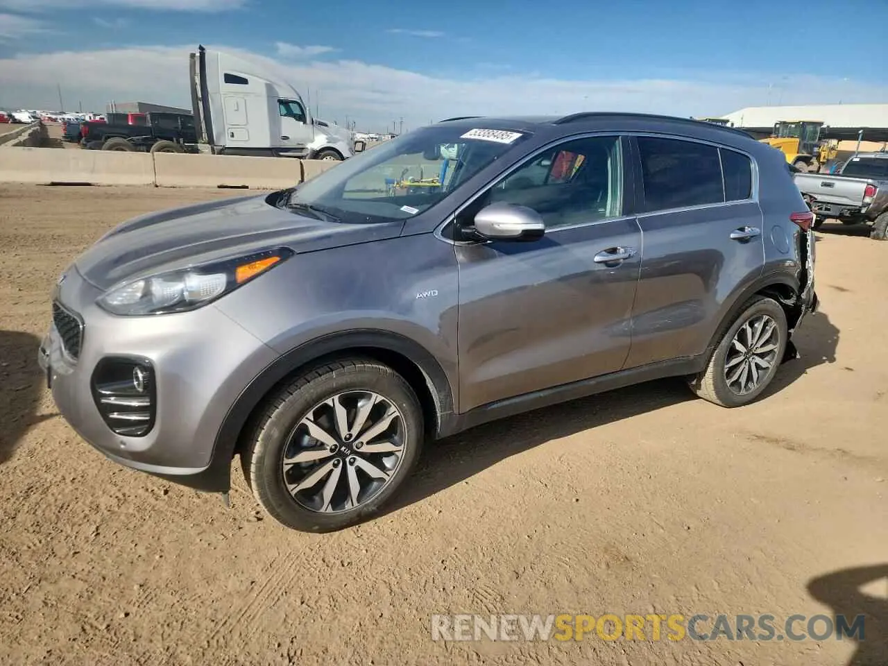 1 fotografías del automóvil dañado KNDPNCAC3K7547199 KIA SPORTAGE 2019