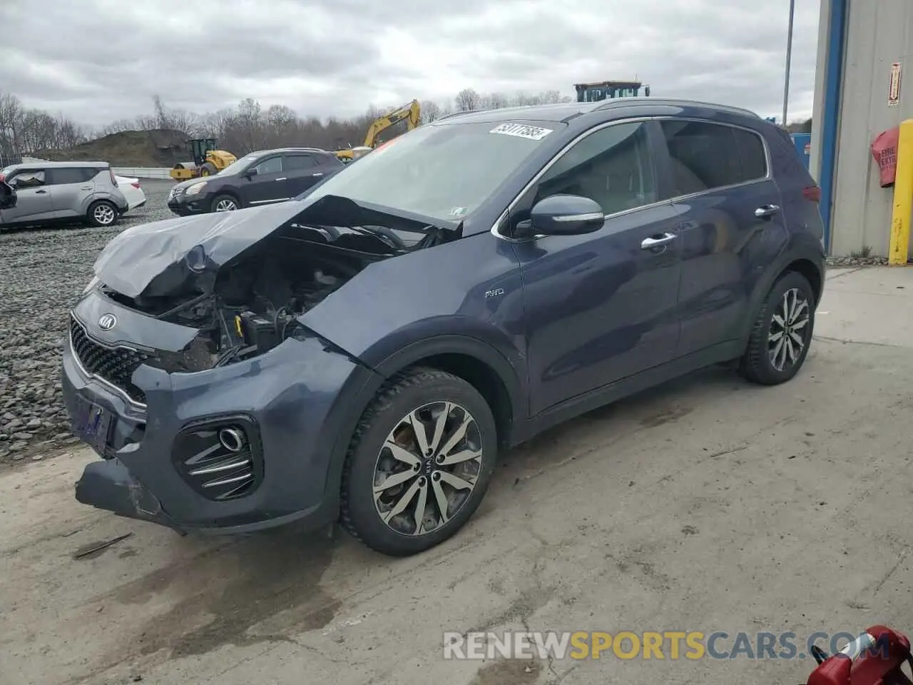 1 fotografías del automóvil dañado KNDPNCAC4K7499762 KIA SPORTAGE 2019
