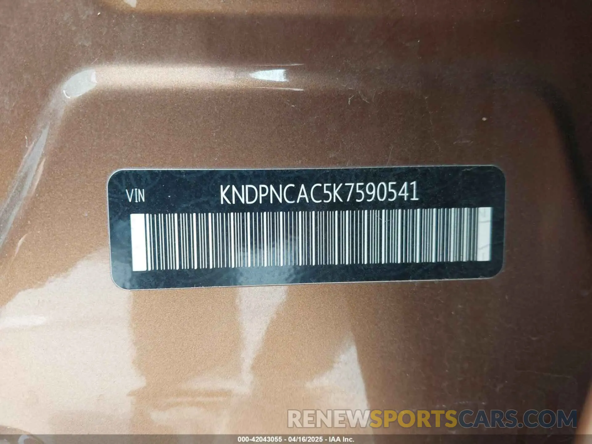 9 fotografías del automóvil dañado KNDPNCAC5K7590541 KIA SPORTAGE 2019