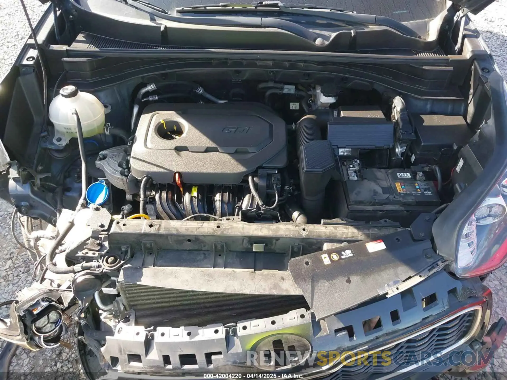 10 fotografías del automóvil dañado KNDPNCAC7K7615908 KIA SPORTAGE 2019