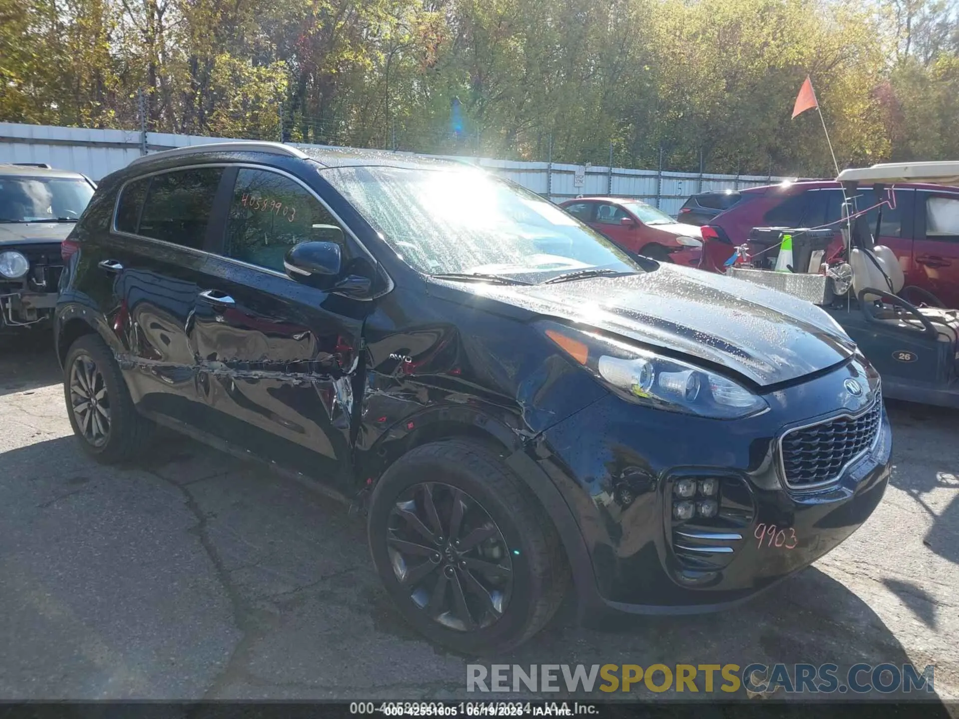 1 fotografías del automóvil dañado KNDPNCAC8K7544850 KIA SPORTAGE 2019