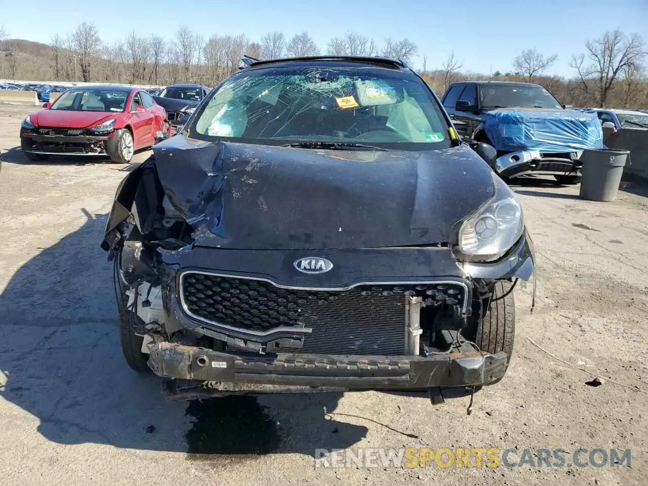 5 fotografías del automóvil dañado KNDPNCACXK7550424 KIA SPORTAGE 2019