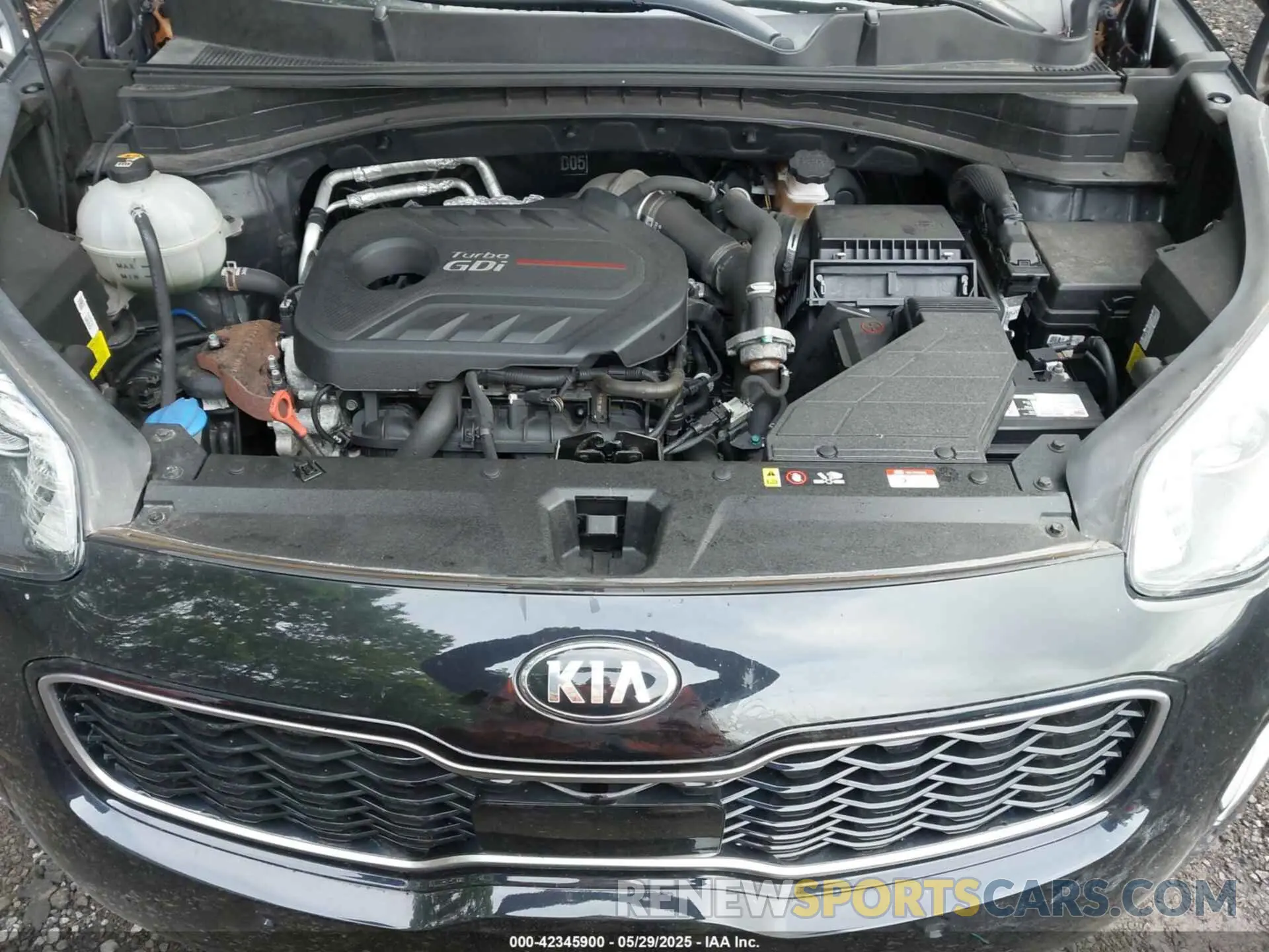 10 fotografías del automóvil dañado KNDPRCA62K7616978 KIA SPORTAGE 2019