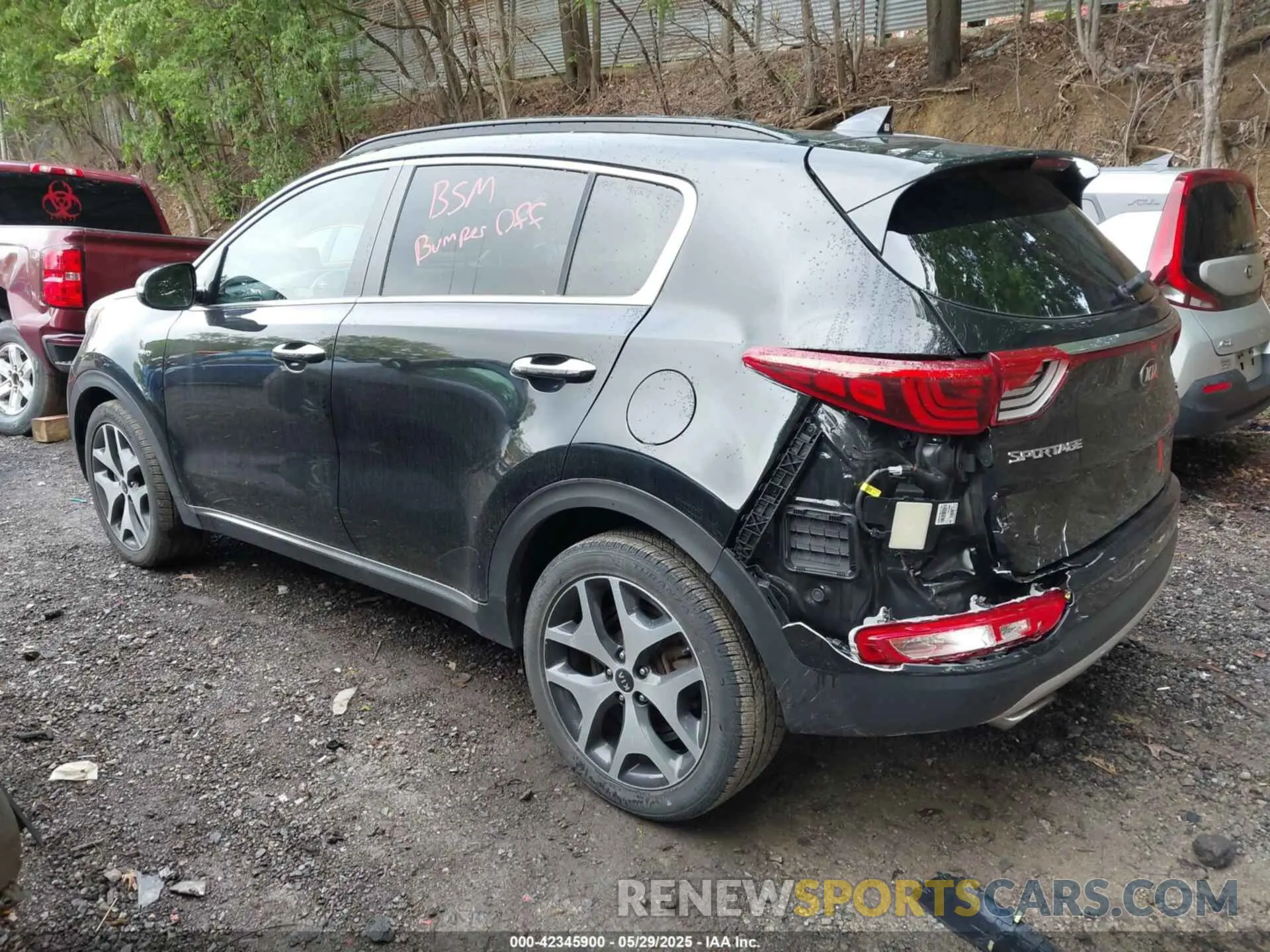3 fotografías del automóvil dañado KNDPRCA62K7616978 KIA SPORTAGE 2019