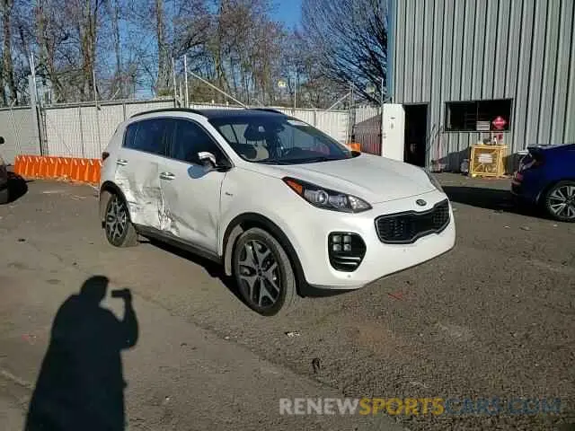 10 fotografías del automóvil dañado KNDPRCA66K7506550 KIA SPORTAGE 2019