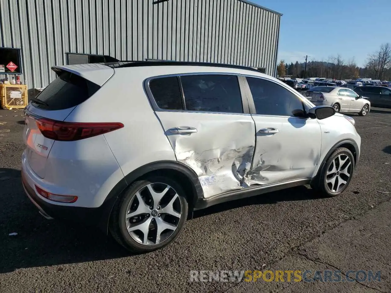 3 fotografías del automóvil dañado KNDPRCA66K7506550 KIA SPORTAGE 2019