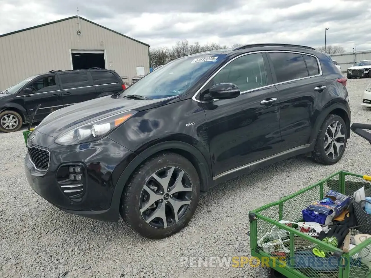 1 fotografías del automóvil dañado KNDPRCA67K7580480 KIA SPORTAGE 2019