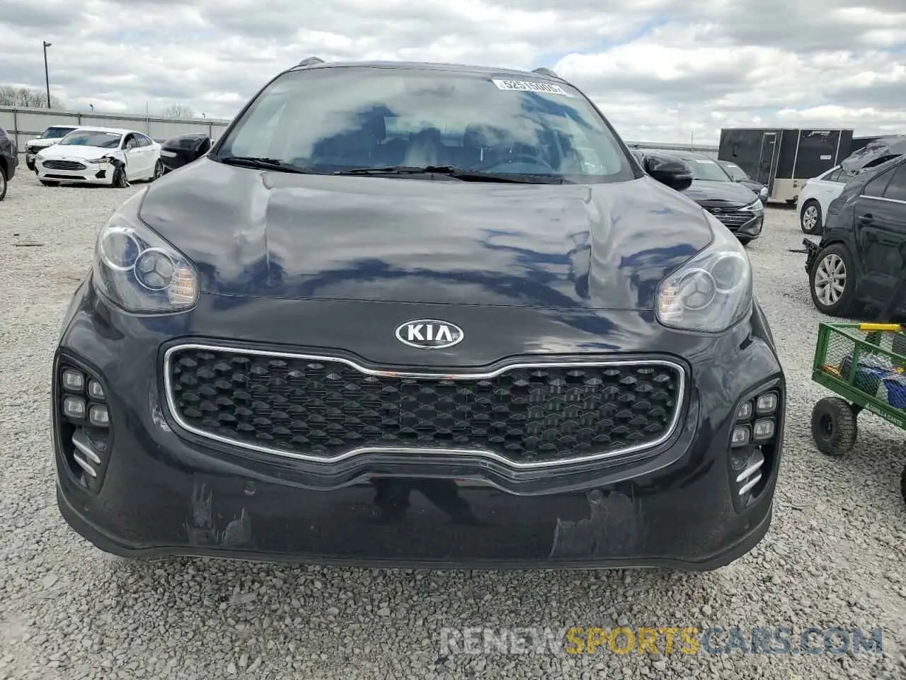5 fotografías del automóvil dañado KNDPRCA67K7580480 KIA SPORTAGE 2019