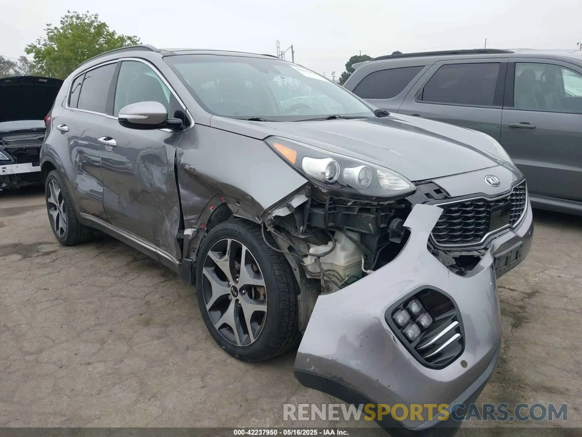 1 fotografías del automóvil dañado KNDPRCA69K7540272 KIA SPORTAGE 2019