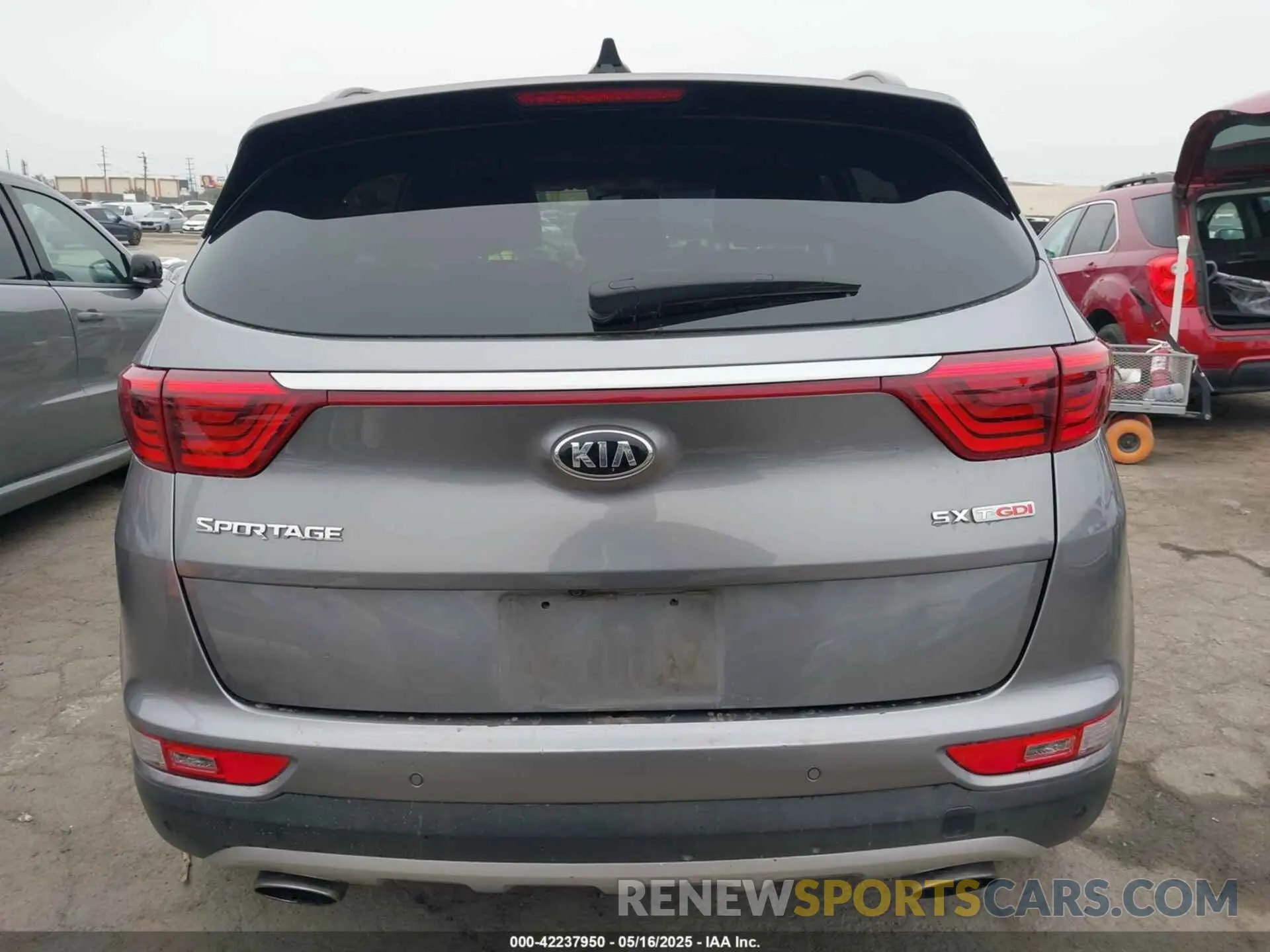 16 fotografías del automóvil dañado KNDPRCA69K7540272 KIA SPORTAGE 2019