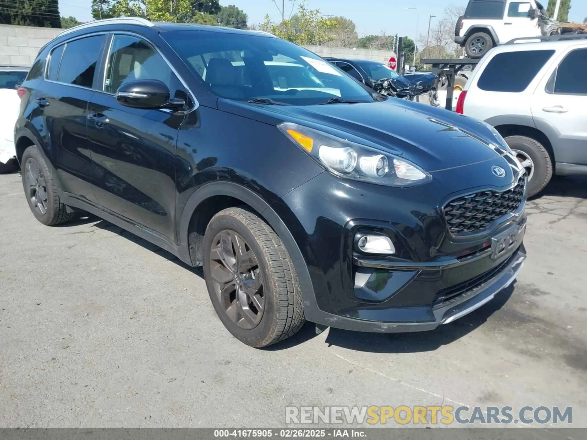 1 fotografías del automóvil dañado KNDP63AC0L7691095 KIA SPORTAGE 2020